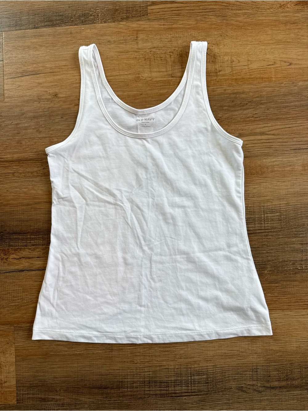 Old Navy White Scoop Neck Tank Top - Women's Size Small